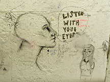 Listen with your eyes