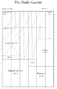dummy sheet with stories