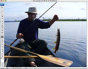 Using the dodge tool.