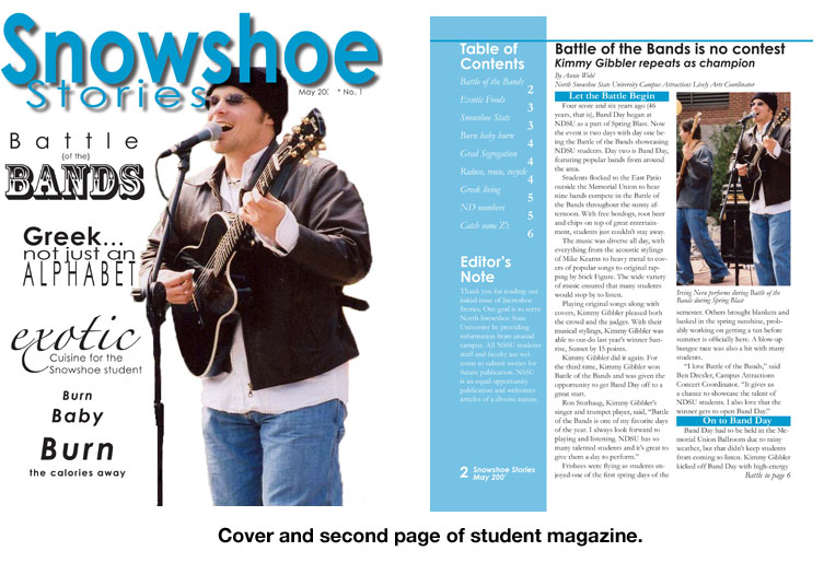 Magazine exercise example.