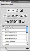 Levels Presets.