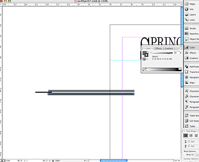 Illustration of spacer rule.