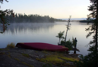 Wabakimi at dawn.