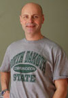 Ross in NDSU t-shirt.