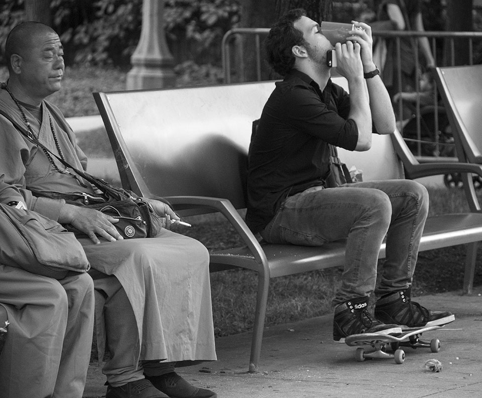 Park bench/Photo by Ross F. Collins