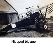 Nieuport biplane.