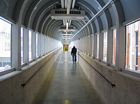 Photo of NDSU skyway by student Travis Kroh.